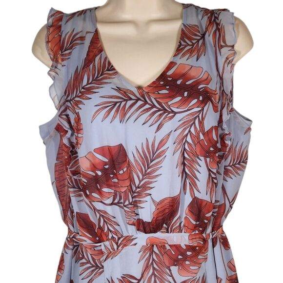 Floral Red and White Summer Dress - Picture 9 of 16